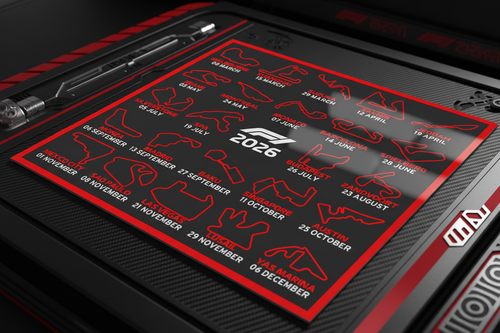 2026 F1 Calendar - Angled