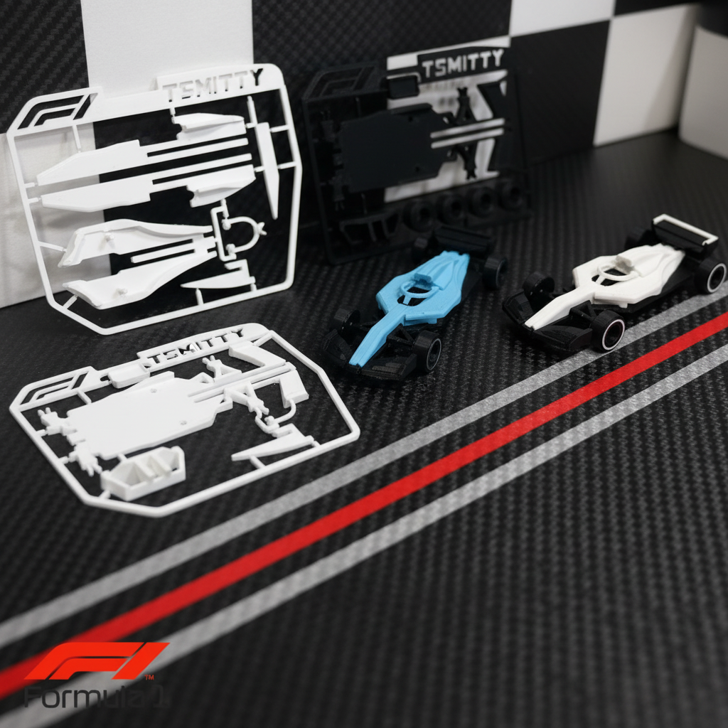 F1 Model Kit - Components