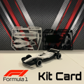 F1 Model Kit Card display with completed model