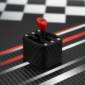 Gear Shift Keychain three-quarter view