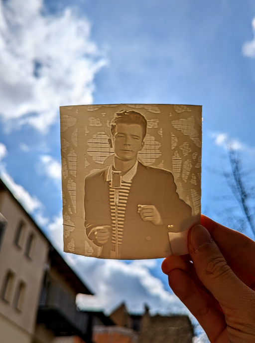 Custom Photo Lithophane - 3D Printed Light Art