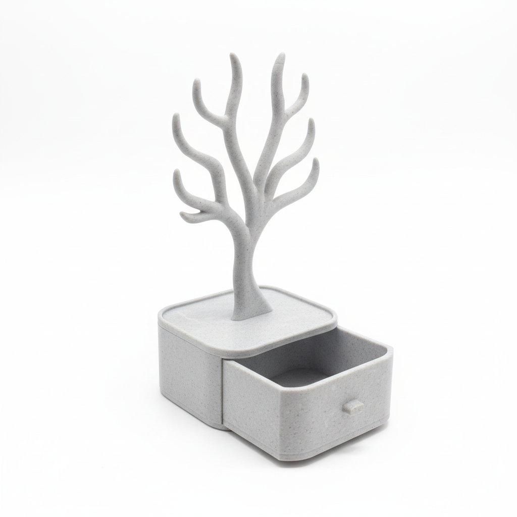 Marble Tree Jewelry Box - Uniform Color
