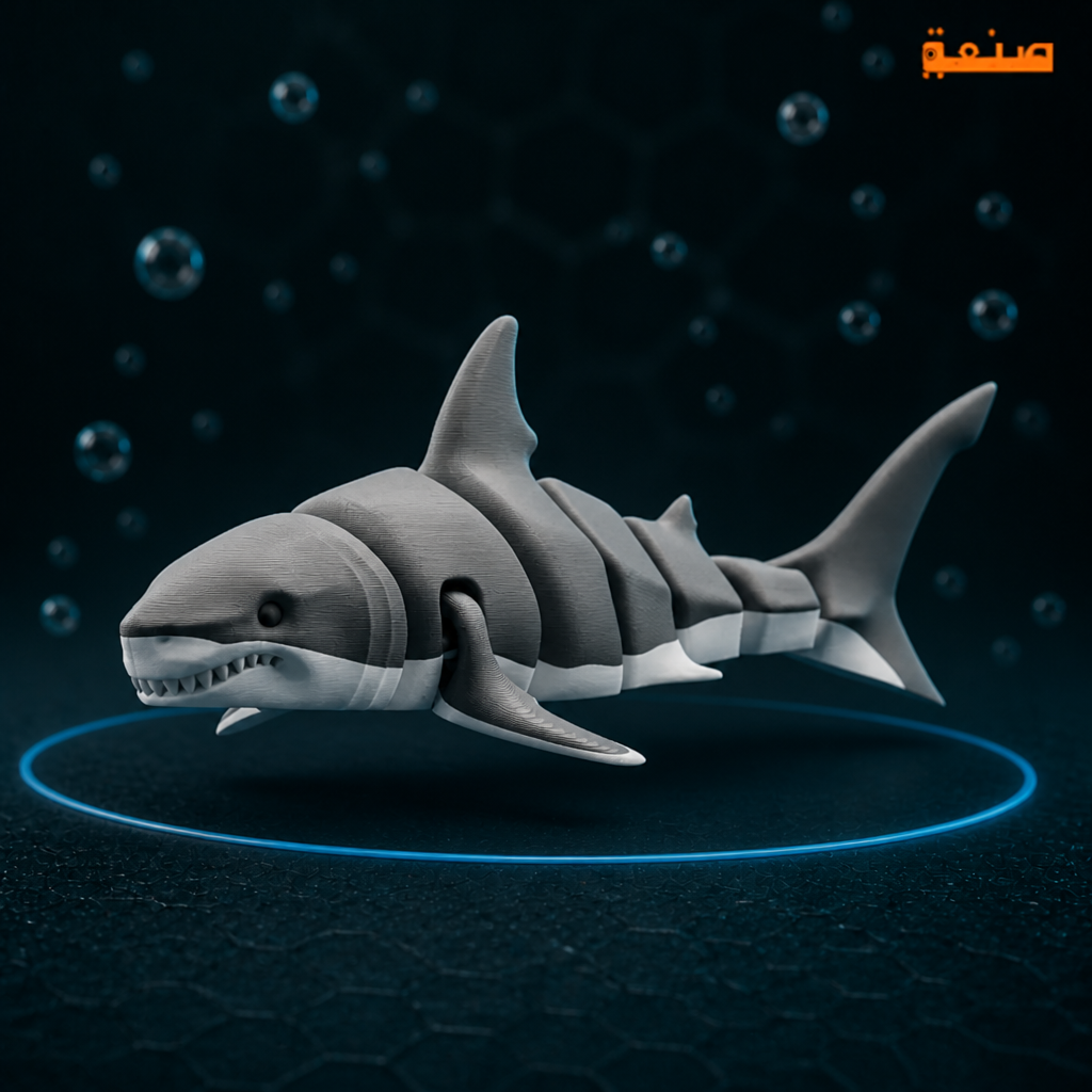 Articulated Great White shark
