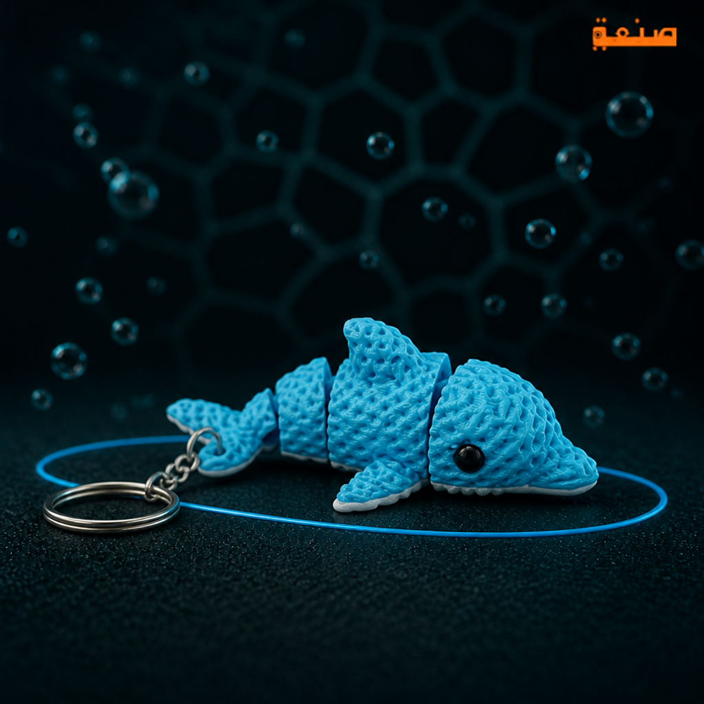 Articulated Knitted Dolphin