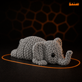 Articulated Knitted Elephant