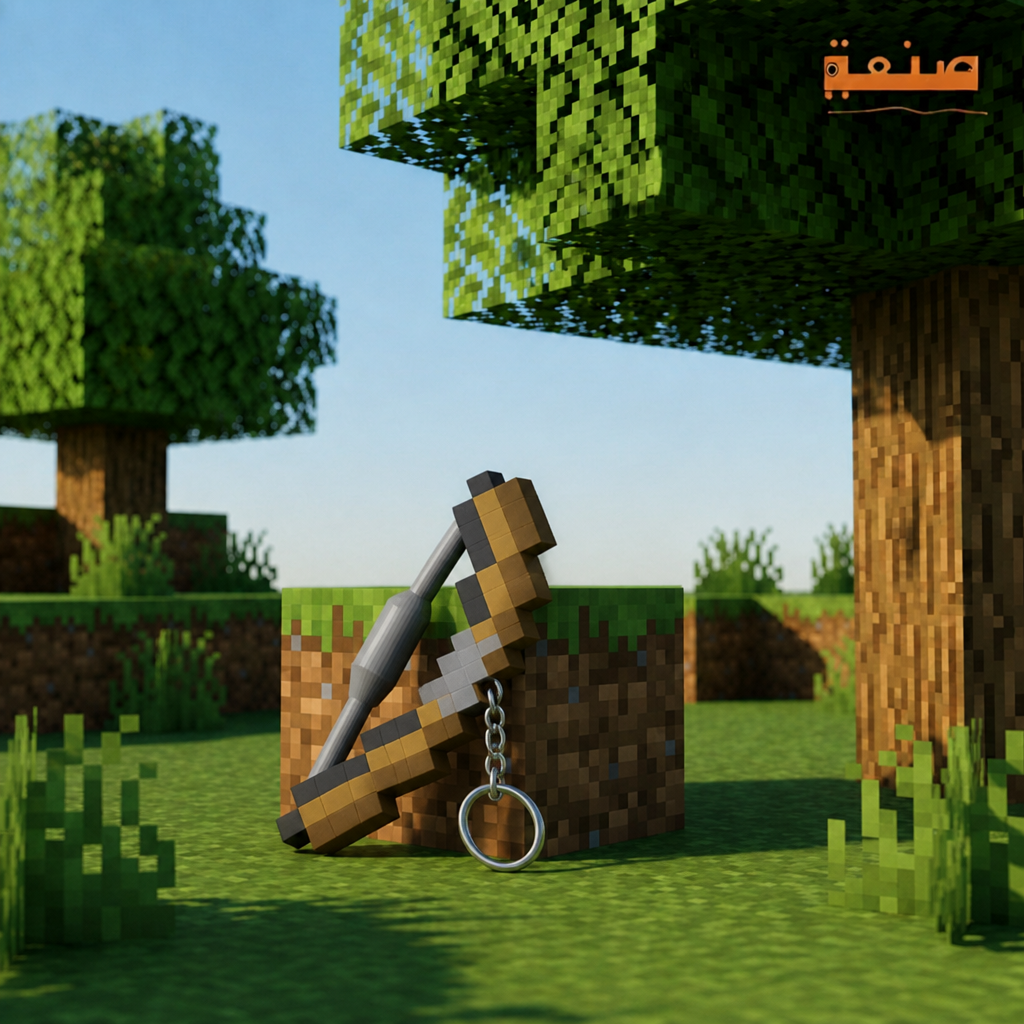 Minecraft Diamond Tools Keychains