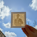 White Framed Vintage Photo